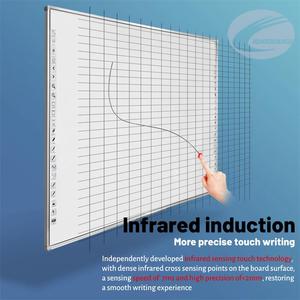 Fabrik direkt Verkauf 40 Punkt Multi Infrarot Touch 82 Zoll Finger Touch interaktives Whiteboard - Product Image 5