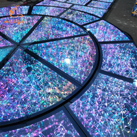 Plancher de danse magnétique 3D effet miroir infini imperméable pour la décoration de fête de mariage en gros