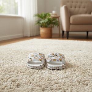 Ciabatte da uomo Fex07 con cartoni animati, taglie 36-41, suola antiscivolo in EVA, punta aperta, per tutte le stagioni, da indossare in casa - Product Image 2