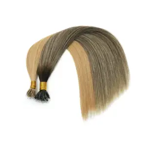 Ethically Sourced Double Drawn Human Hair Extension Nano Ring Top Grade High Quality Raw Human Hair Extension