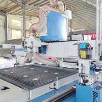 Máquina CNC de 3 Ejes de Alta Precisión PK1325+ para Trabajar la Madera, con un Solo Husillo, Sistema de Control Syntec y Componentes Centrales del Motor