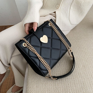 Nuevo Bolso de Mano Moderno y a la Moda con Cierre de Corazón, de Cuero PU, Bonito Bolso Cruzado para Chicas, Bolsos de Mano de Lujo para Mujer de Buena Calidad - Product Image 6
