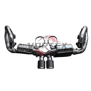 ท่อไอเสีย Vortex SS304 Valvetronic สำหรับ Porsche 911 GT3 991.1 991.2 ระบบท่อเพิ่มประสิทธิภาพสำหรับการแข่งขัน - Product Image 1