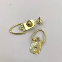 Vente en gros de 100 jeux de petits crochets anneaux suspendus monotrou en or et argent dans une boîte