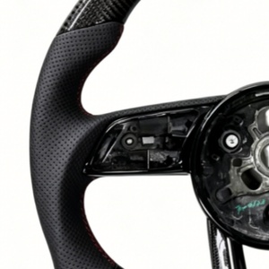 Volante de Fibra de Carbono para <span class=keywords><strong>Audi</strong></span> A3 8V A6 C7 C6 S3 A5 B8 B9 Q7 Q5 RS3 A7 TT S8 S4 A8 RS7 S5 S6 S7 Q3 Q5, Piezas de Volante - Product Image 2