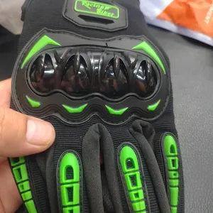 Gants de moto de course en cuir véritable respirant antidérapants de haute qualité, ajustables, unisexes, pour le cyclisme en plein air - Product Image 4