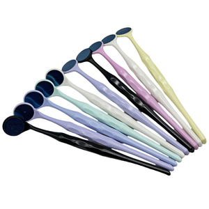 10 piezas/caja Espejos dentales individuales/dobles autoclavables de primera calidad para examen, reflector oral, blanqueamiento dental - Product Image 4