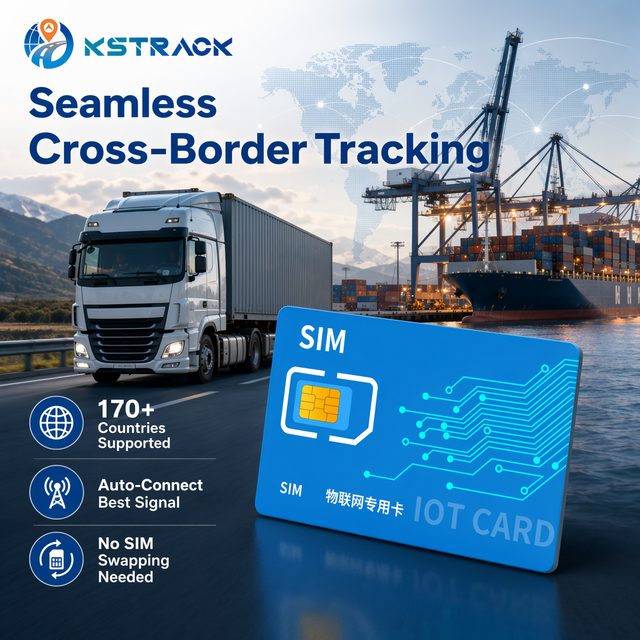 Industrial 4G LTE SIM Card for GPS Trackers Remote M2M Applications and IoT Devices with Data Package for Worldwide Use