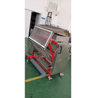 Rôtissoire à poulet commerciale automatique au charbon de bois 24 poulets, compatible GPL