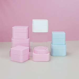 Custom Empty Label 1oz 10g 20g UV <b>Nail</b> Gel Powder Cream Luxury PP <b>Extension</b> Jars Durable Pink Blue Plastic Cosmetic Jars - Product Image 5