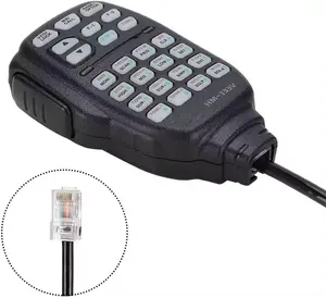 I-COM IC-2100H ID-880H 자동차 라디오 워키 토키를위한 원래 HM-133V 핸드 헬드 마이크 8 핀 마이크