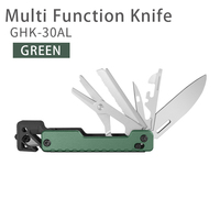Couteau de poche tactique pliable multi-outils en acier inoxydable de survie pour le camping, dernière récolte 2026, avec lame dentelée