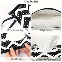 Pochette de distributeur de lingettes de couches vides réutilisables personnalisées pochette de voyage personnelle pour sac d'emballage de lingettes humides pour bébé