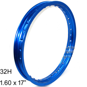 Jantes avant en alliage d'aluminium pour vélo, 1.60x x <span class=keywords><strong>17</strong></span> pouces, 32 rayons, moyeu de roue, pour KLX CRF KTM Kayo Apollo bose bose Pit Bike - Product Image 1