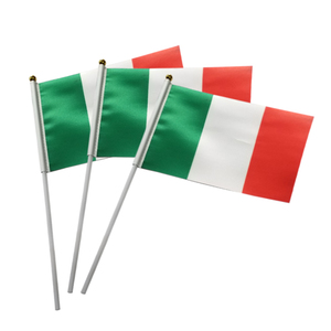 Aozhan logotipo personalizado educación agencia <span class=keywords><strong>de</strong></span> viajes <span class=keywords><strong>Marruecos</strong></span> poliéster país bandera doble mano agitando desfile Mini bandera pequeña - Product Image 4