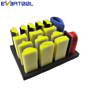Kit de tampons de polissage convexes et concaves EVERTOOL, bloc de meulage manuel, 16 pièces, kits de tampons de ponçage en PU - Product Image 5