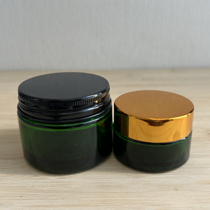 Envase de vidrio esmerilado con tapa de imitación madera para muestras cosméticas, bálsamo labial, ungüento y esencia, tamaño pequeño de viaje 5 ml, 10 ml, 15 ml - Product Image 5