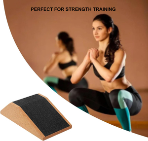 Bloque de Corcho <span class=keywords><strong>para</strong></span> <span class=keywords><strong>Yoga</strong></span> y Sentadillas LEECORK de Alta Densidad, Ecológico y Antideslizante, <span class=keywords><strong>para</strong></span> Sentadillas con Elevación de Talón y Estiramiento de Pantorrillas - Product Image 5