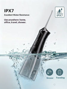 Hydropulseur Électrique Portable Sans Fil Rechargeable pour Nettoyage Dentaire, Alimentation USB, Étanche, Version Anglaise pour Usage Domestique - Product Image 2
