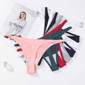 Perizoma <span class=keywords><strong>Tanga</strong></span> a Vita Bassa da Donna di Grande Successo, Mutandine Traspiranti in Seta di Ghiaccio, Slip e Perizomi da Donna - Product Image 2