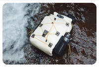 Sac à dos unisexe imperméable pour activités nautiques avec doublure TPU, séparation sec-humide, double bretelles, idéal pour la plage, la plongée et la natation