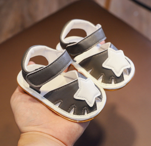 Chaussures pour bébé en cuir PU, chaussures pour bébés pas chères, premières chaussures pour bébé, sandales à semelle souple - Product Image 4