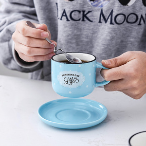 Ensemble de tasses à <span class=keywords><strong>expresso</strong></span> italiennes de couleur vive pour couple, <span class=keywords><strong>tasse</strong></span> et soucoupe en porcelaine pour hôtel, <span class=keywords><strong>tasse</strong></span> à café - Product Image 2
