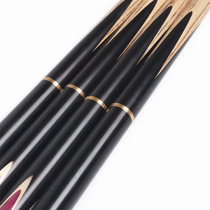 Série LP Brand Dominance, Queue de billard Snooker Taco De Sinuca, Faite à la main, Embout 9.8mm, Bois de frêne, Joint en laiton 3/4, Ébène, 2 pièces, 57'', Haute qualité - Product Image 3