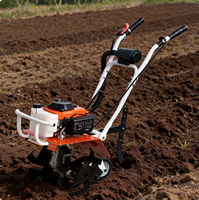 Motoculteur à essence manuel 63cc pour ferme, verger et jardin, mini-motoculteur, petit équipement agricole