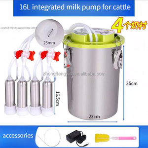 Nouvelle machine à traire à chargement pulsé en acier inoxydable de grande capacité (8L, 12L, 16L) pour bovins et ovins - Product Image 6