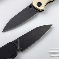Cuchillo de hoja plegable para exteriores personalizable para supervivencia táctica EDC Camping senderismo corte Industrial con cuchillo de bolsillo OEM