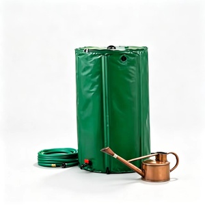 Baril <span class=keywords><strong>de</strong></span> récupération <span class=keywords><strong>d</strong></span>'eau <span class=keywords><strong>de</strong></span> pluie pliable <span class=keywords><strong>de</strong></span> 52 gallons en PVC avec robinet et grille supérieure <span class=keywords><strong>pour</strong></span> l'eau <span class=keywords><strong>de</strong></span> pluie des gouttières <span class=keywords><strong>pour</strong></span> jardin et pelouse - Product Image 1