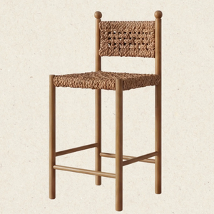 Sillas Modernas <span class=keywords><strong>con</strong></span> <span class=keywords><strong>Respaldo</strong></span> Tejido Natural, Sillas de Comedor de Algas Marinas Tejidas a Mano, Adecuadas para Hoteles, Villas y Restaurantes - Product Image 1