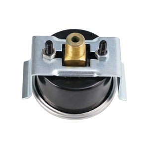 Arka destek ile 2.0 ''burdon tüpü basınç göstergesi 50mm basınçlı manometre siyah çelik kasa 1/4'' pirinç merkezi arka bağlantı - Product Image 3