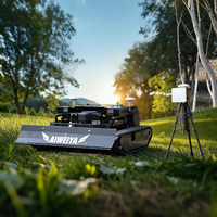 Tondeuse à fléaux à essence fiable à faible bruit, idéale pour les jardins résidentiels et publics, tondeuse autoportée avec GPS