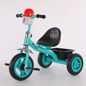 Belles petites filles tricycles en plastique poignée de poussée pour tout-petits vélo de bébé enfants pousser le long des tricycles - Product Image 6