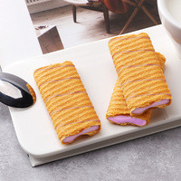 Biscuits croustillants EAG au goût de jaune d'œuf salé, fromage et lait de taro, complément alimentaire sain en boîte