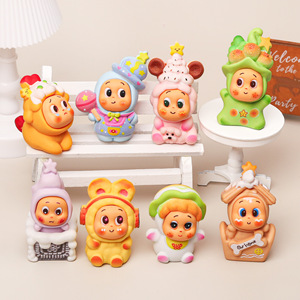 Jolies poupées de dessins animés, figurines étoiles, accessoires DIY, accessoires rotatifs, ornements de voiture, porte-clés, jeux de dessins animés tendance - Product Image 6