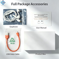 Enregistreur vocal numérique USB compact S30+ (sans anneau) avec enregistrement 24h/24 au format WAV, en alliage de zinc + ABS, enregistrement en un clic