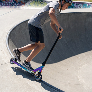 <span class=keywords><strong>Trottinette</strong></span> Vokul Pro pour Riders Intermédiaires, <span class=keywords><strong>Trottinette</strong></span> Stunt pour Enfants de 8 ans et plus, Aluminium Léger, Roues de 110 mm, Park Ride Neo Chrome - Product Image 4