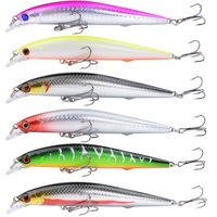 Leurre flottant/plongeant Minnow lesté au plomb pour pêche à la perche, longue portée, sans hameçons, vente en gros