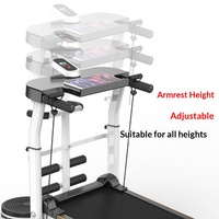Tapis de course manuel pliable en PVC non électrique pour usage domestique avec plateau amortissant, fonctionnement silencieux et programmes d'exercices