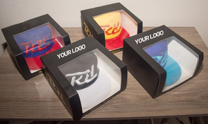 Tùy Chỉnh Màu Đen Hình Thang Mũ Bóng Chày Lưu Trữ Hộp Bao Bì Sản Phẩm Quà Tặng Kraft Hộp Giấy Với Cửa Sổ <span class=keywords><strong>PVC</strong></span> Trong Suốt - Product Image 4