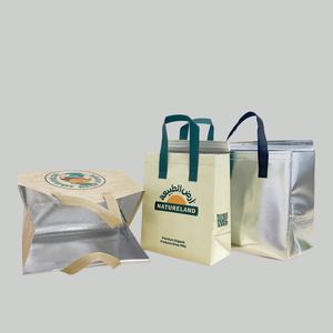 Sac isotherme jetable en non-tissé pour livraison de repas, café, boba, bubble tea, boissons, en aluminium personnalisé - Product Image 3