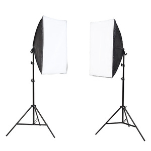 Softbox Professional Photographic Studio Easy Folded 50*70CM <strong>Soft</strong> <strong>Box</strong> with 2M Light Stand and Mushroom Bulb - Product Image 2
