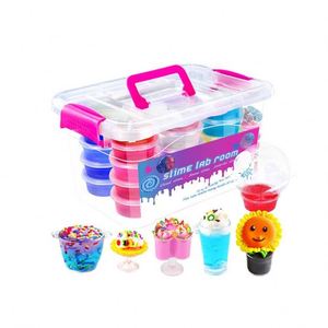 Foam Ball Beads Slime Slices Charms Slime Fluffy Color Diy Twist Hot Kid Toy Japan Korea Slime <b>Set</b> - Product Image 2