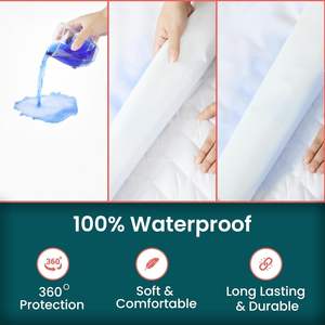 Proveedor de fabricación OEM, Funda de colchón con muelles, protector de colchón impermeable - Product Image 4