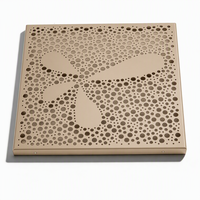 Panel de Revestimiento de Aleación de Aluminio Perforado para Techo Falso Moderno, Techo Metálico Insonorizado para Interiores Comerciales de Hoteles y Oficinas