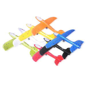 Pandas เกมยิงกระสุนนิ่ม2 1ชิ้นเครื่องบินของเล่นเครื่องร่อนทำจากโฟมใช้มือโยนวงเวียนเครื่องบินฟองอากาศสำหรับเด็กผู้ชาย - Product Image 5