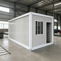 Maisons préfabriquées modulaires portables, petites maisons mobiles prêtes à l'emploi, conteneurs préfabriqués modernes à bas prix de 20 pieds, maisons en kit